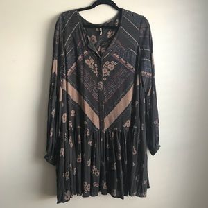 Free People 'From Your Heart' Printed Tunic Dress